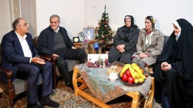 دیدار رئیس جمهور با خانواده شهید مسیحی / اخبار سیاسی روز , اخبار دولت