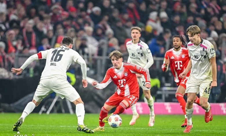 توقف خانگی بایرن مونیخ مقابل ماینتس در بوندسلیگا / بایرن مونیخ , بوندسلیگا , ماینتس , تساوی , هری کین