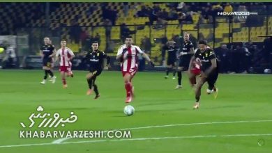 تساوی آریس و المپیاکوس در حضور ۹۰ دقیقهای طارمی / مهدی طارمی , المپیاکوس , آریس , سوپرلیگ یونان , فوتبال یونان