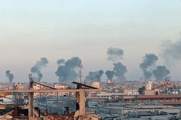 حملات سنگین رژیم صهیونیستی به نوار غزه / نوار غزه , رژیم صهیونیستی , حملات هوایی , خان یونس , آتش بس