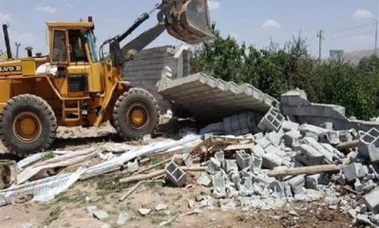 برخورد قاطع با زمینخواری در سمنان/ 2 بنای غیرمجاز تخریب شد / اخبار سمنان - اخبار استانها