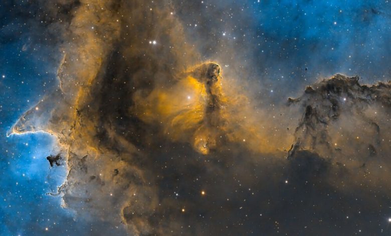 تصویر روز ناسا: قلب سحابی روح در قاب تلسکوپ / ناسا , سحابی روح , سحابی قلب , تلسکوپ فضایی , ستارهزایی