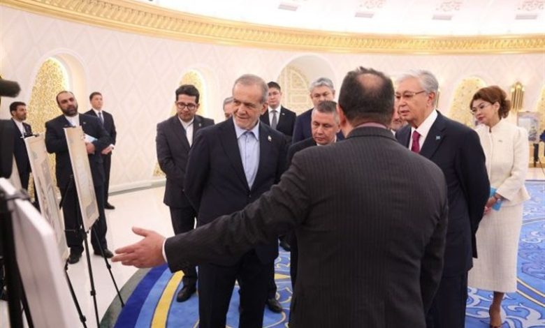 بازدید پزشکیان از نمایشگاه اسناد تاریخی ایران درباره آسیای مرکزی / اخبار سیاسی روز , اخبار دولت