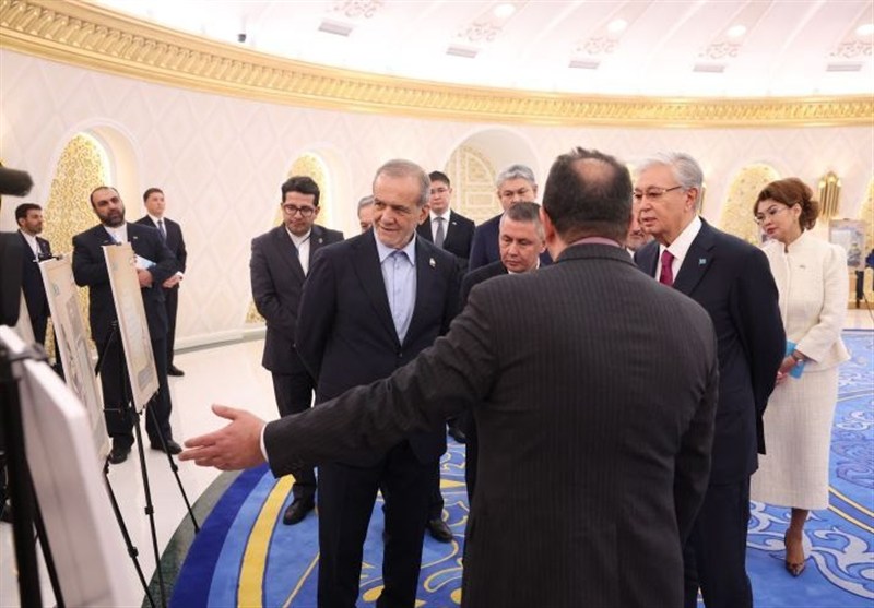 بازدید پزشکیان از نمایشگاه اسناد تاریخی ایران درباره آسیای مرکزی / اخبار سیاسی روز , اخبار دولت
