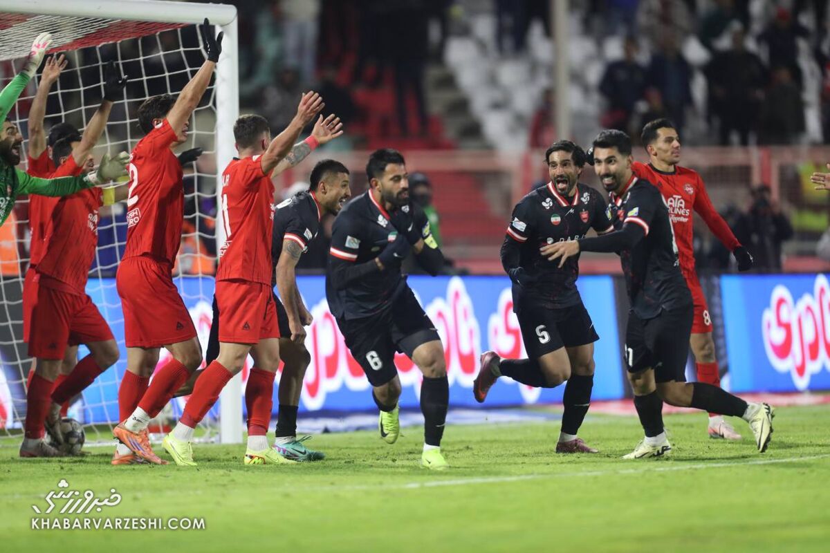 تساوی دراماتیک پرسپولیس و تراکتور با گل کنعانیزادگان در دقیقه 96 / پرسپولیس , تراکتور , لیگ برتر , جام حذفی , کنعانیزادگان