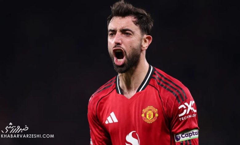 خشم برونو فرناندش پس از تساوی پُرگل منچستریونایتد مقابل بورنموث / منچستریونایتد , برونو فرناندش , بورنموث , لیگ برتر , روبن آموریم