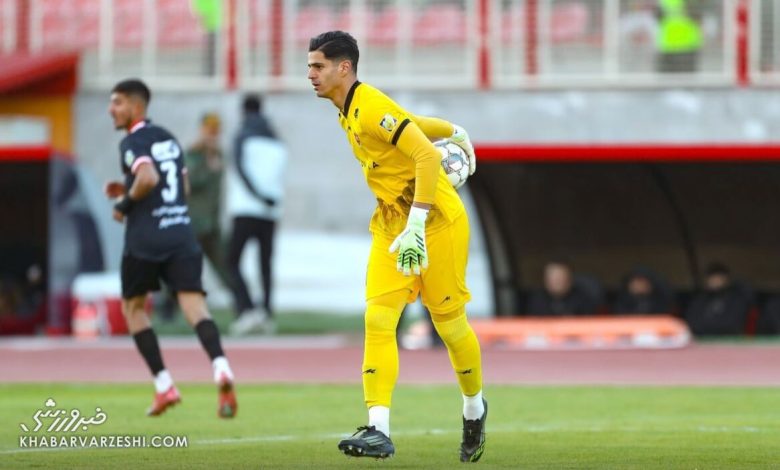 پیام نیازمند: شرمنده هواداران پرسپولیس هستیم / پیام نیازمند , پرسپولیس , تراکتور , جام حذفی , دروازهبان