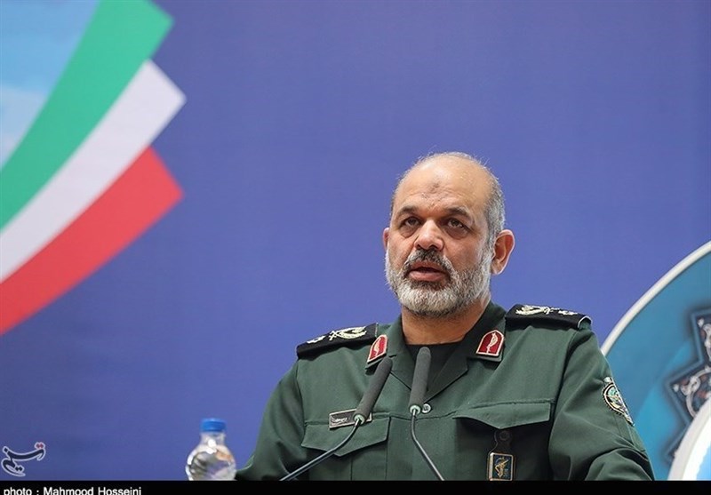 سردار وحیدی: اظهارات مقامات آمریکایی ما را نمی ترساند