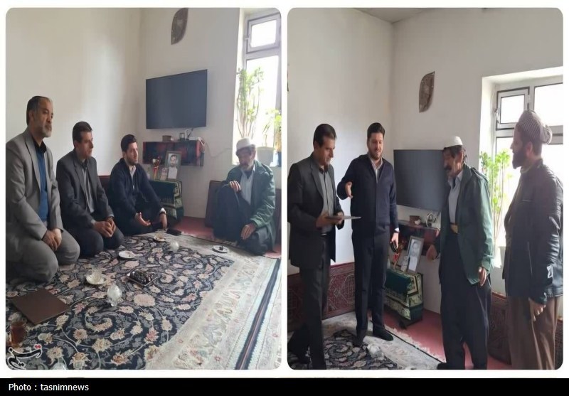 ابلاغ سلام رئیسجمهور و وزیر کار دیدار با خانواده شهید دهگلان / اخبار کردستان - اخبار استانها
