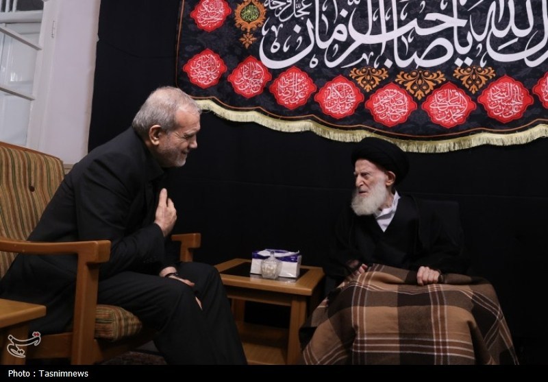 رئیس جمهور با آیت‌الله شبیری زنجانی دیدار کرد+ عکس / اخبار قم - اخبار استانها