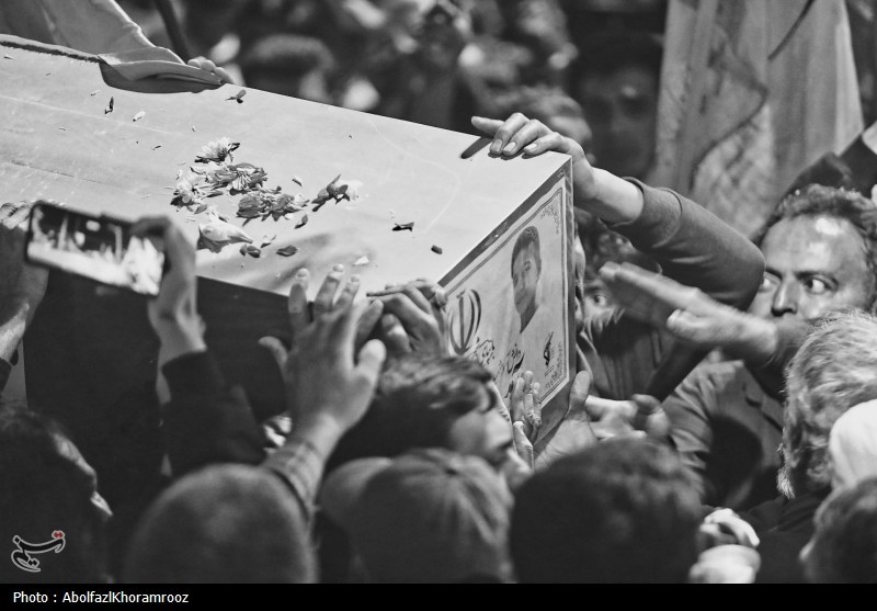 پیکر مطهر شهید مدافع آسمان «مهرداد پاشایی‌فرد» ا در مراغه تشییع می‌شود / اخبار آذربایجان شرقی - اخبار استانها