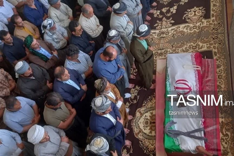 پیکر شهید رحیم‌زاده در اورامان تشییع شد+تصویر / اخبار کردستان - اخبار استانها