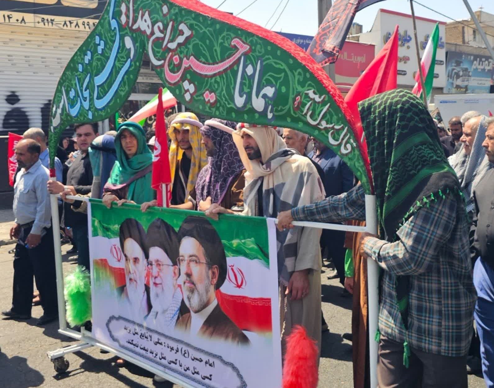 بهارستان در تسخیر جاماندگان؛ اینجا دلها راهی کربلاست