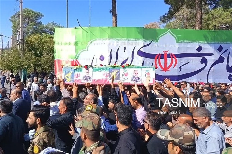 تشییع باشکوه ‌پیکر سردار شهید حسین ظریفی در گناباد + تصاویر / اخبار خراسان رضوی - اخبار استانها
