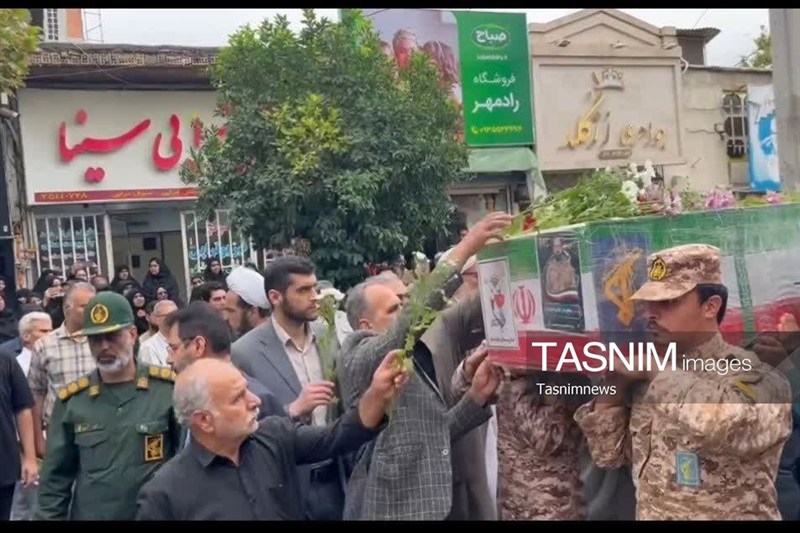 تشییع پیکر شهید امنیت « کیوان رامرودی» در کلاله‌ + تصاویر / اخبار گلستان - اخبار استانها